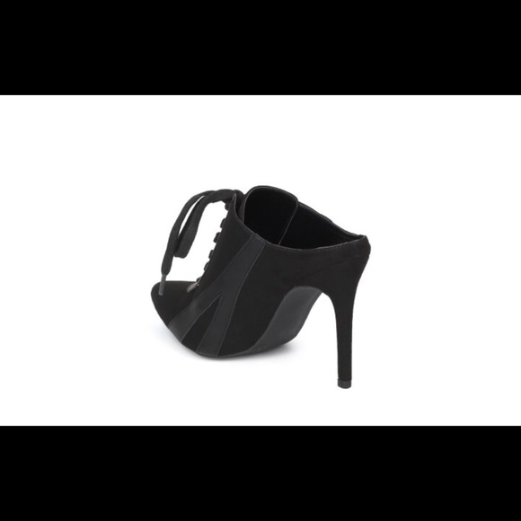 WILD DIVA Women Pointy Toe Lace Up Sports Mule - Picture 3 of 8